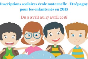Étrépagny – Inscriptions école maternelle 2018